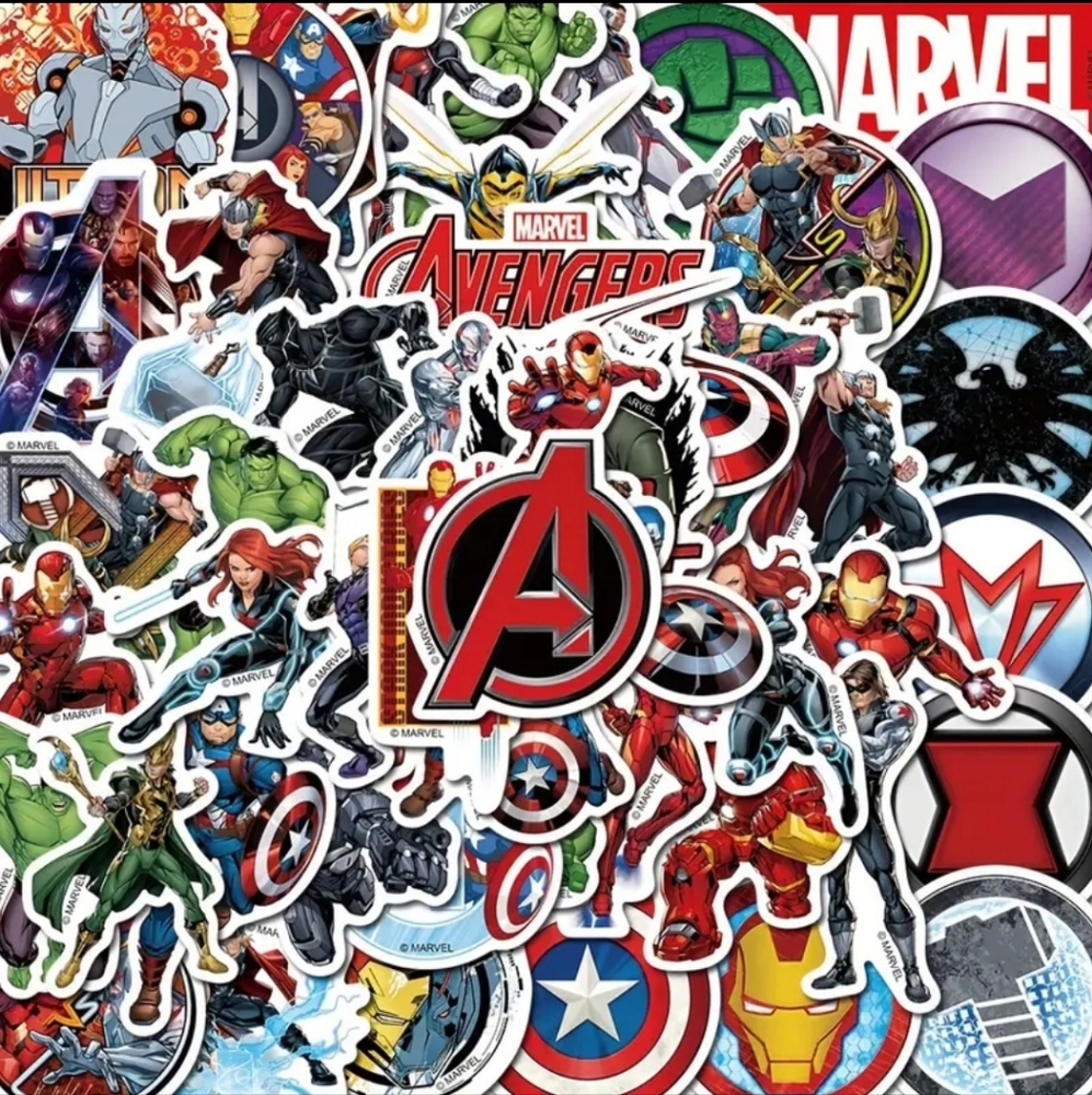 50 piece Marvel Avenger Sticker pack